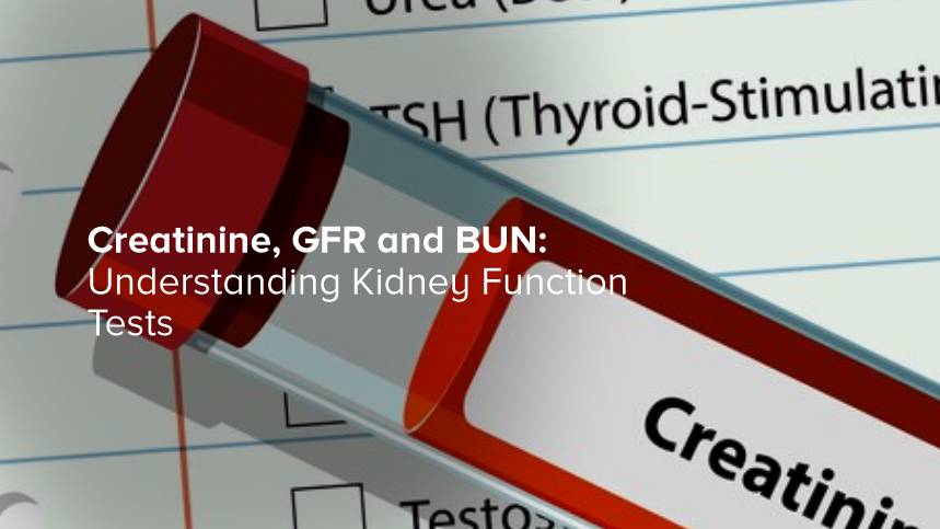 Creatinine, GFR, and BUN: Understanding Kidney Function Tests
